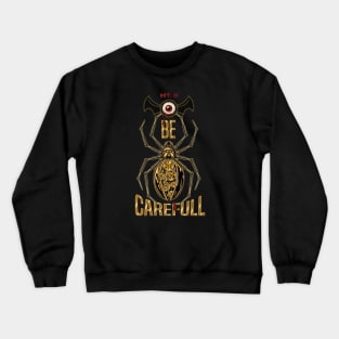 Steampunk gold spider Crewneck Sweatshirt